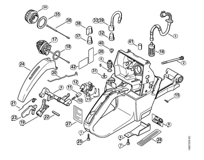 Stihl 046 Tank Housing - J-Group