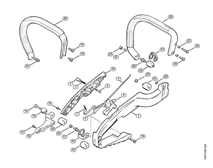 Stihl 010 Aveqz Handle - Q-Group