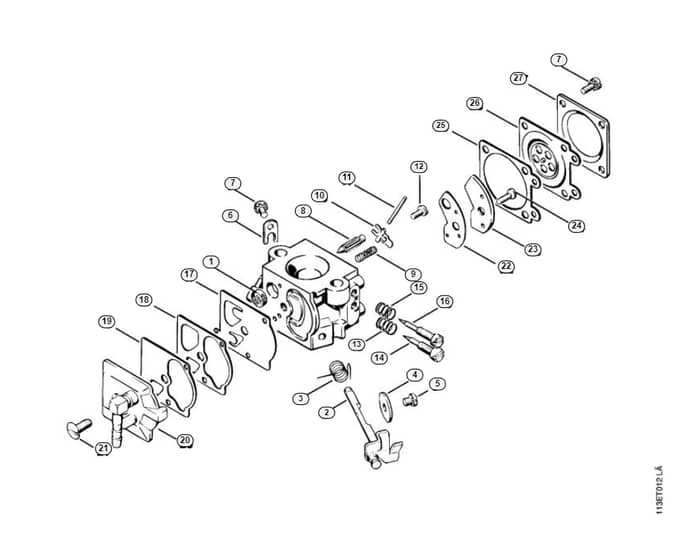 Stihl 031 Carburetor Walbro - G-Group