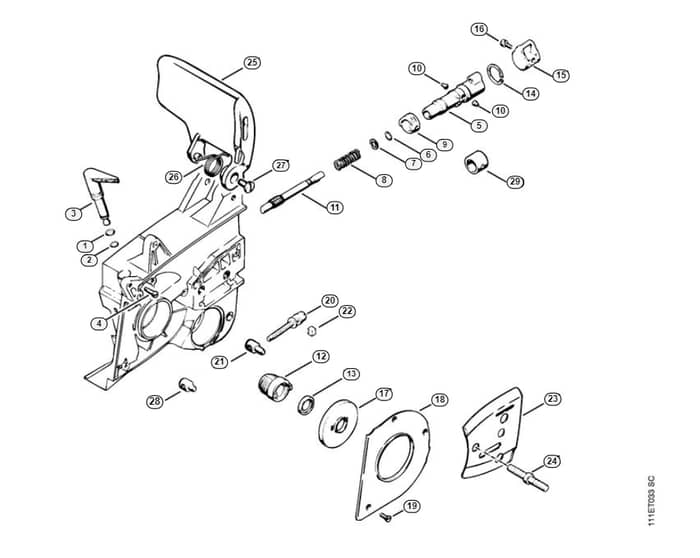 Stihl 051 Oil Pump - C-Group