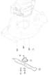 S481 HP - 2017-2018 - 294501043/M17 - Mountfield Rotary Mower Blade Diagram