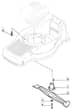 M44 HP - 2008 - 292501043/UM8 - Mountfield Rotary Mower Blade Diagram
