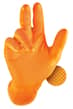 Extra-Heavyweight 6Mil Nitrile with Fishscale Grip Pattern Gloves Large - Box of 50