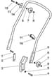 MB482 B - 2005-2007 - 12-5586-92 - Mountfield Rotary Mower Lower Handle Diagram