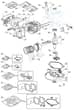 S464 PD - 2010-2013 - 299483043/M10 - Mountfield Rotary Mower WBE0701 Cylinder Diagram