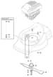 HP45 - 2016-2018 - 299014643/BQ - Mountfield Rotary Mower Blade Diagram