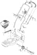 M4 HP TRI-CUT - 2003 - 12-5503-80 - Mountfield Rotary Mower Handle Diagram