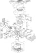 RM45 - 2007-2008 - 118550157/1_060002 - Mountfield Engine Main Assembly Diagram
