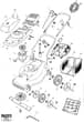 EL 41 - 2001 - 782516 - Mountfield Rotary Mower Main Assembly Diagram