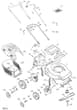 HP470 - 2004 - 24-3781-00 - Mountfield Rotary Mower Main Assembly Diagram