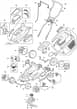 MC 380 Li - 2020-2021 - 293385064/MC - Mountfield Rotary Mower Main Assembly Diagram