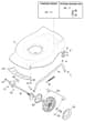 S461R PD - 2012-2014 - 299489043/M12 - Mountfield Rotary Mower Deck Diagram