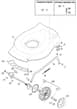 S461R PD ES - 2012-2017 - 299489543/M12 - Mountfield Rotary Mower Deck Diagram
