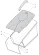 EL 3900 R - 2008 - 297591753/M08 - Mountfield Rotary Mower Grass Bag Diagram