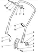 M40 PD - 2006 - 292502023/MOE - Mountfield Rotary Mower Lower Handle Diagram