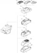 S461R PD ES - 2012-2017 - 299489543/M12 - Mountfield Rotary Mower Engine Cover Diagram
