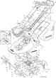 Hayter Harrier 41 AD ES - 307L (307L001001 - 307L006075) Mainframe Assembly
