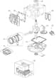 HP184 - 2010-2013 - 299174643/SF - Mountfield Rotary Mower Cylinder Diagram