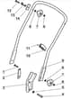 M5010 PD - 2009 - 292502043/M09 - Mountfield Rotary Mower Lower Handle Diagram