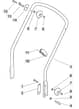 M554 R ES - 2010 - 292555543/UM9 - Mountfield Rotary Mower Lower Handle Diagram