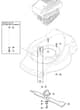 HP185 - 2017-2018 - 299164623/WX - Mountfield Rotary Mower Blade Diagram