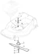 HP410 - 2005 - 2297430047/BQ - Mountfield Rotary Mower Blade Diagram