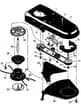 Hayter Power Trim Wheeled Strimmer - 407C (407C001001 - 407C099999) - Lower Mainframe Assembly