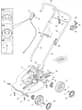 EL 360 - 2011 - 294360663/M11 - Mountfield Rotary Mower Wheels Diagram