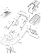 HP460 R - 2003 - 23-3381-92 - Mountfield Rotary Mower Main Assembly Diagram