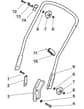 M60 PD ES - 2006-2007 - 292552523/MOU - Mountfield Rotary Mower Lower Handle Diagram