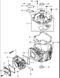 Hayter 21 Inch Heavy Duty - 455E (455E280000001 - 455E280999999) - Cylinder - Crankcase Assembly