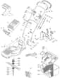 MB482 SHV - 2005 - 12-5704-92 - Mountfield Rotary Mower Main Assembly Diagram