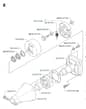 Husqvarna 143R - 2007-Current - Crankcase & Clutchdrum