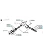 Husqvarna 225RD - 1994-1996 - Bevel Gear