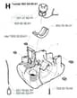 Husqvarna 225RJ - 1996-1997 - Crankcase