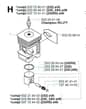 Husqvarna 232R - 2002-2006 - Cylinder Piston