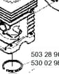 Husqvarna 232R-CAT - 1995-Current - Cylinder Piston
