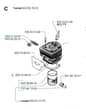 Husqvarna 261EPA - 1999-Current - Cylinder Piston