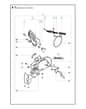 Husqvarna 281XP - Chain Brake & Clutch Cover