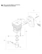 Husqvarna 325Ldx - Cylinder, Piston & Muffler