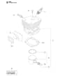 Husqvarna 346XP - Cylinder Piston