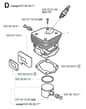 Husqvarna 351 - from-curr - Cylinder Piston