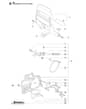 Husqvarna 353 - Chain Brake & Clutch Cover