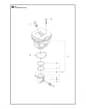 Husqvarna 355FRM - Cylinder Piston