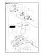 Husqvarna 445E - Chain Brake & Clutch Cover
