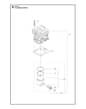 Husqvarna 535LS - Cylinder Piston