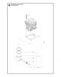 Husqvarna 535RXT - Cylinder Piston
