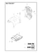 Husqvarna 545FXAutoTune - Cylinder Cover