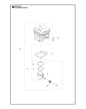 Husqvarna 545RXTAT - Cylinder Piston