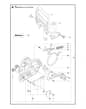 Husqvarna 555 - Chain Brake & Clutch Cover